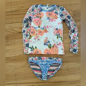 Maaji Girl's Rashguard Swimsuit Set